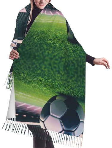 LXqlSS Kaschmirschal mit Fransen für Damen, Schwarz, Einheitsgröße, Schwarz, Einheitsgröße, Schwarz , One size