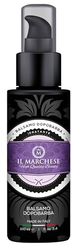 Il Marchese - After Shave Creme für Herren - Feuchtigkeitsspendender After Shave Balsam mit beruhigender Wirkung für empfindliche Haut - Made in Italy - Tolle Geschenkidee für Herren - After Shave 100