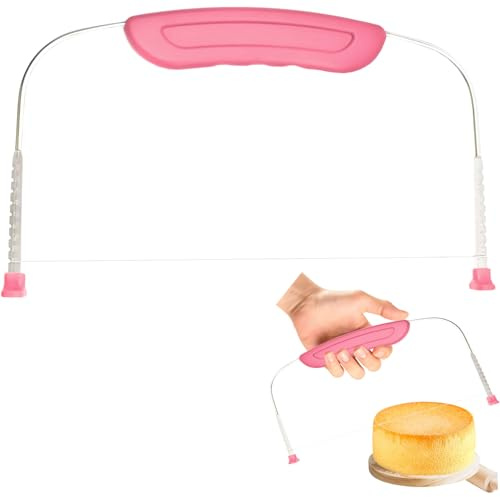 Taiyyi Tortenschneider,Edelstahl Tortenbodenschneider,Höhenverstellbar, 27 cm Kuchensäge, schneidet gleichmäßige Kuchenschichten, präzises Schneidewerkzeug für perfekte Kuchenschichten