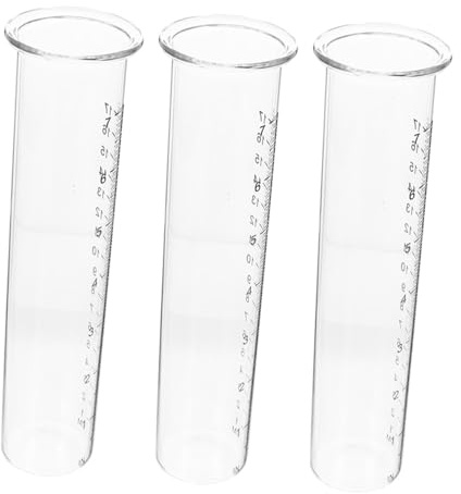 BAZEITFLOW Lot De 3 Pluviomètres Antigel pour Jardin Pluviomètres De Pelouse Précis pour Jardin D & # 39; Extérieur avec Échelle Transparente
