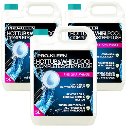 15L of Pro-Kleen Hot Tub & Whirlpool Complete System Flush Cleaner