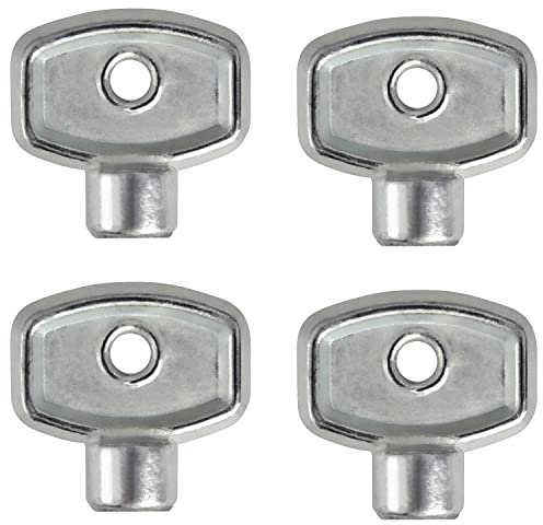 VARIOSAN Chiave di sfiato per radiatori 13965, 4 pezzi, 5 mm, universale per ogni sistema di riscaldamento