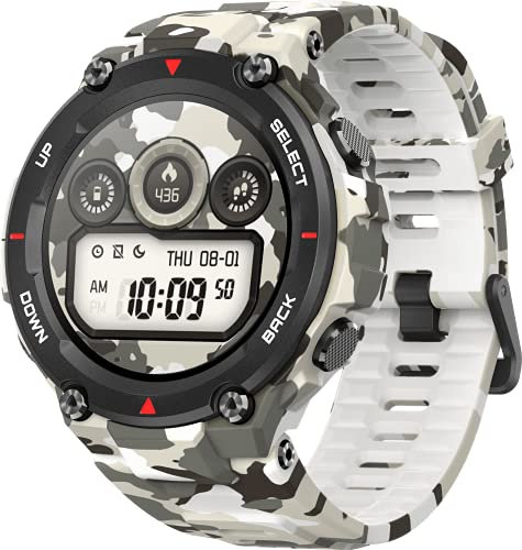 Amazfit T-Rex Reloj Inteligente Camuflaje AMOLED 3,3 cm (1.3) GPS (satélite), 58 g, CAMO