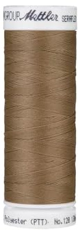 Mettler SERAFLEX elastischer Nähfaden 130 m beige dunkel Fb. 0387
