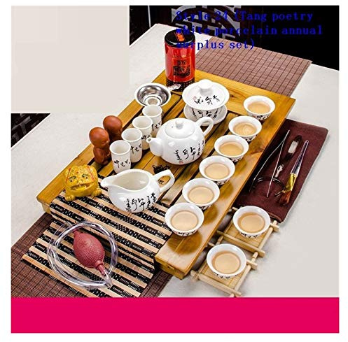 caihuashopping Servizio di caffè Accessori per la Decorazione Domestica Teiera Cina Set da tè Cinese Set di tè Ceremony Kung Fu Set Set da tè Servizio da tè (Color : C2)