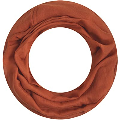 Majea Damen Loop Schal Alice – Leichter Ganzjahres-Schlauchschal schmal unifarben – 160x50cm Weicher Indoor & Büro Loop mit Viskose