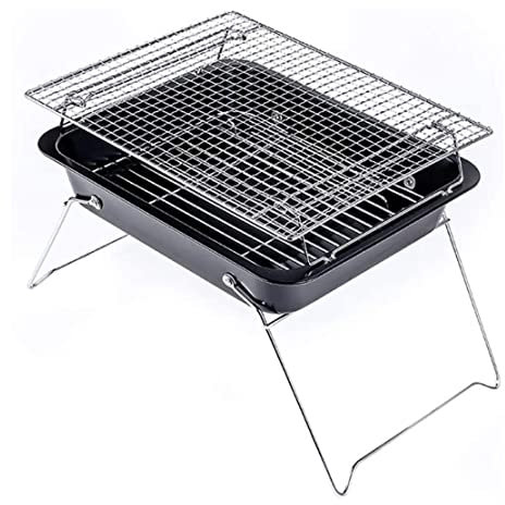 Grille de Camping Barbecues À Charbon De Bois Grill Barbecue À Charbon De Bois Pliant Portable Barbecue Extérieur En Acier Inoxydable Barbecue Portable