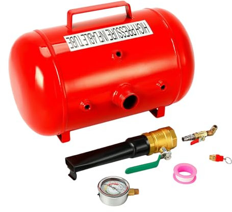 BRRIDE Reifenfüller 20L Reifenschockfüller Digital Reifen Booster Reifen Befüllhilfe Inflator Schockfüller Luft Airbooster für die Aufpumpung von verschiedener Reifen und Vakuumreifen Tire Booster