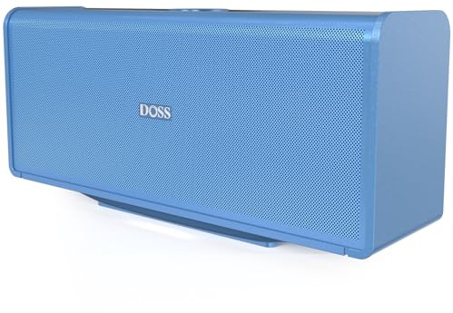 DOSS Enceinte Bluetooth avec Canal Audio 2.1, Son Supérieur de 80W avec Basse Profonde, Deux Technologies DSP, Autonomie 18H, BT 5.3, Haut-Parleur sans Fil pour Maison, Bureau, Salon