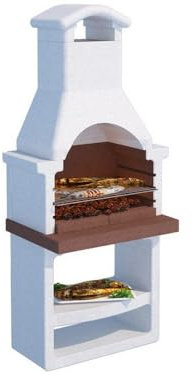 1PEZZO BARBECUE IN CEMENTO ETNA CON GRIGLIA cm. 81x58x196 h - Kg. 348