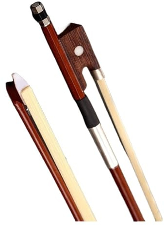 Geigenbogen zum Spielen Violinbogen professioneller Bogen auf Leistungsniveau natürlicher Schachtelhalmbogen Stab Instrumentenzubehör Bogen(4/4)