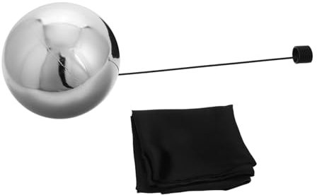 HEMOTON Mystical Hoverorbs: Reflective Mirror Ball for Stage Performance Props for Halloween Prank Toy Kids and Adults Gimmick Toy