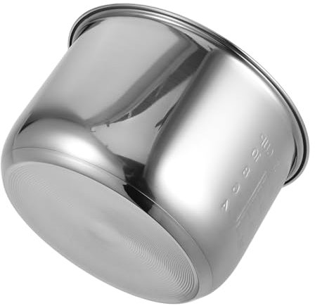 Hemobllo Replacement Inner Pot for Rice Cooker Stainless Steel Liner Easy- Coating Compatible Cuckoo Brands