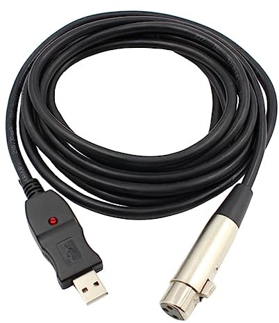 UPKOCH Cable Conversor Usb Macho Xlr Hembra Cable De Micrófono Usb Resistencia