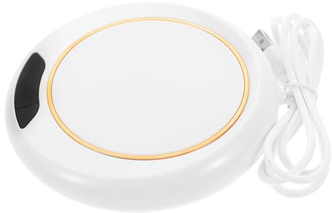 JECOMPRIS Scalda Tazze Elettrico Da Scrivania Riscaldante Regolabile, Sottobicchiere Riscaldante Usb Per Caffè e Latte, Compatibile Diverse Tazze, Per Ufficio e Uso Domestico