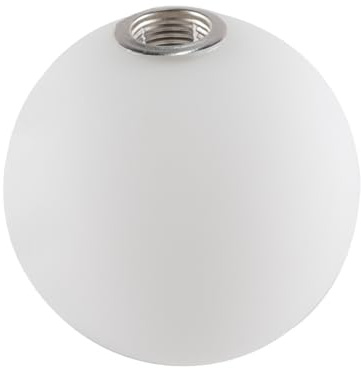Durlo Pantalla de lámpara de globo de vidrio, cubiertas de luz para luces de techo, reemplazo de artefacto de iluminación, pantalla de lámpara de vidrio esmerilado, pantalla de lámpara de