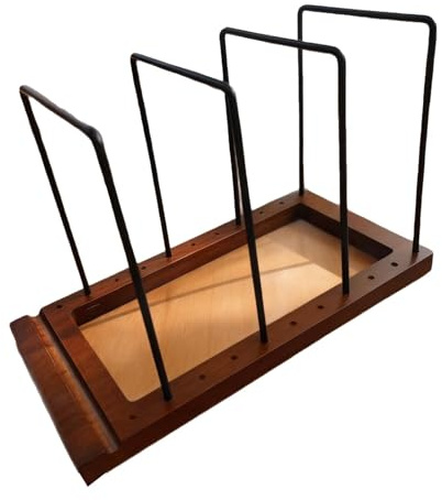 MagiDeal Support de Rangement pour disques vinyles, Robuste, antidérapant, Rustique, pour décoration d'intérieur, de Ferme, de Chambre à Coucher