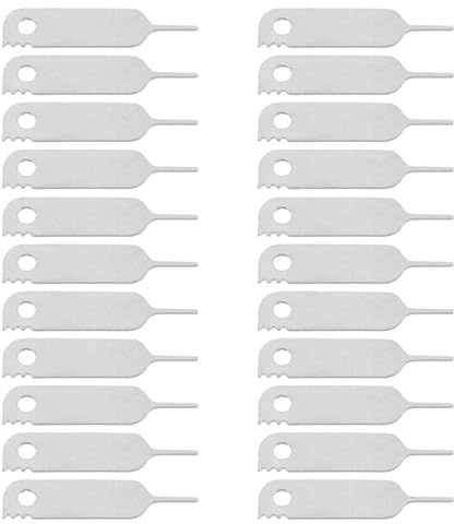 ROMISBABA 400 Piezas De Pasadores De Extracción De Tarjetas Extractor De Tarjetas De Teléfono Eyector De Sim Herramienta De Eyección De Bandeja Sim Eyector De Teléfono
