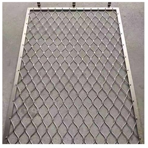 Trådnät i rostfritt stål, 4 cm/1,5 mm fjäderfäburnät, 0,8 x 18 m anti-fall balkong trappsäkerhetsnät, gör-det-själv dekorativt trädgårdsstaket för husdjur och barn
