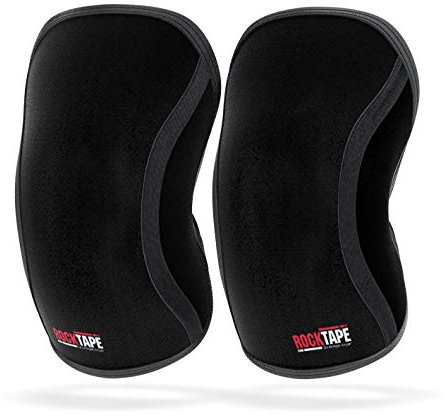 RockTape Nero 2 ginocchiere, 5 mm/Medium