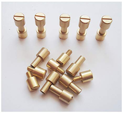 MYIW 10 sets/menge corby schrauben (edc - hersteller schrauben, taktik schloss rivet, diy - messer mit reißverschluss schrauben (messing)