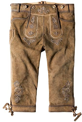 Stockerpoint Justin4 Herren Trachtenlederhose, Havanna Gespeckt, 50