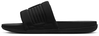 Nike Men's Offcourt Adjust Slides, Black/White-Black, 10
