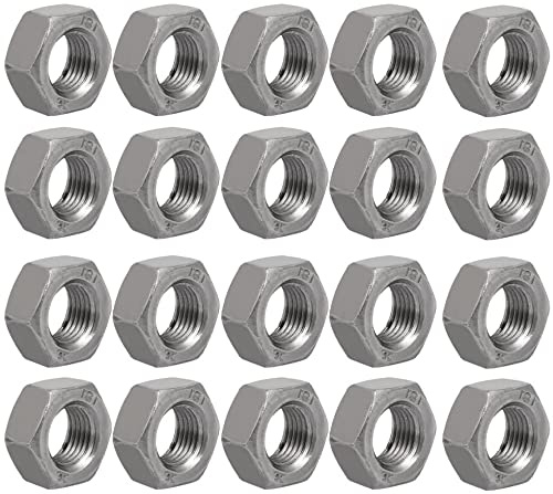 XYWHPGV 20 pezzi filettatura M12 dado esagonale sinistro metrico passo 1,25 mm in acciaio al carbonio(10b87 5541c 024c6 c7603 09a11 2e3d8