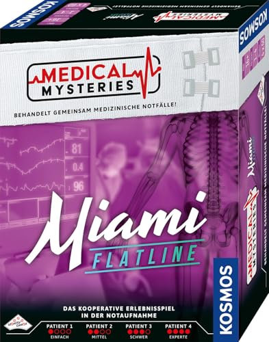 KOSMOS 684426 Medical Mysteries - Miami, kooperatives Rollenspiel mit medizinischem Setting, Medical Crime Files, Brettspiel ab 16 Jahre