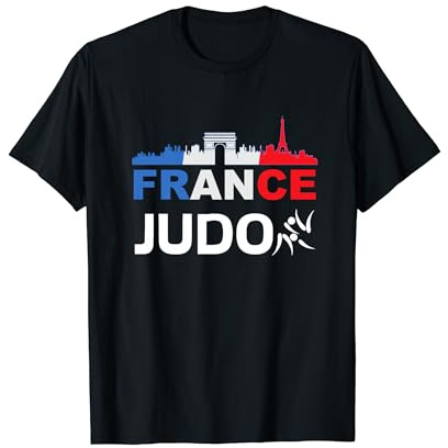 France Drapeau Judo Cadeau Maillot Judo France T-Shirt
