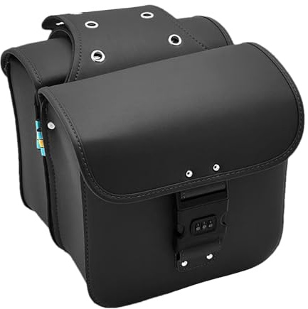 Lesunbak wasserdichte Satteltaschen Motorräder, Motorrad-Gepäcktasche - Abschließbare Seitentaschen | Secure Lock System Motorradtasche, wasserdicht, praktisches Flip-Top-Design