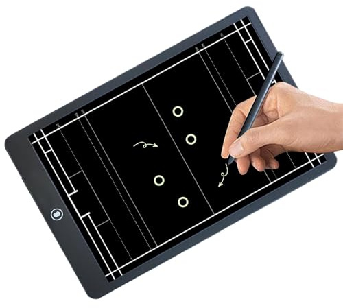 Tablero de dibujo LCD, bandeja de escritura LCD, pizarra táctica de fútbol, bloc de escritura LCD, bandeja para escribir estrategia LCD, portapapeles para entrenador de fútbol, sin papel para
