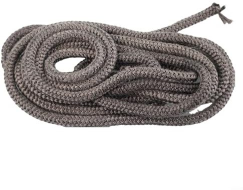 ZYWUOY Joint de corde en fibre de verre de qualité supérieure, 9 mm de diamètre, 3 mètres de long, noir pour poêles
