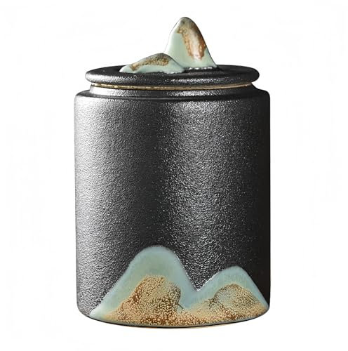 Dowbom Sucrier avec couvercle hermétique - Pot à sucre - Pot à sucre - Pot à sucre - Pot de rangement - Noir - 200 ml
