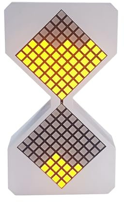 Creative Sandglass Electronic Hourglass with LED DIY DIY Digital Hourglass, Adjustable Timer from 1-30 Minutes and Rechargeable,Electronic Desktop Hourglass,Ideal and Innovative Present