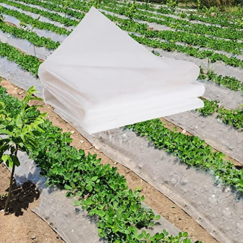 Strapazierfähige, 80 Mikron dicke, wasserdichte Kunststofffolie, 3 x 11 m, Polyethylen-Abdeckung für Gewächshaus, Folientunnel, Landwirtschaft, Malerei, resistent gegen Staub und Bodenschutz