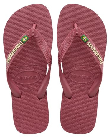 Havaianas HAV. Brasilien logotyp unisex-vuxna sandaler, Silver/multi, 39/40 EU