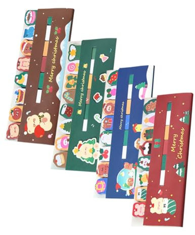 GETAJGHSD Cartoon Haftnotizen Bücher Mit Niedlichen Seitenmarkierungen Professionelle Selbstklebende Notizblätter Für Schüler Und Büro Klassifizierte Sticker Lebhaften Farben Für