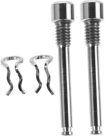 INOOMP 4pcs Bike Brake Caliper Bolt Screws Anodised Allen Key Bolt Snap Ring Brake Pins Screws for