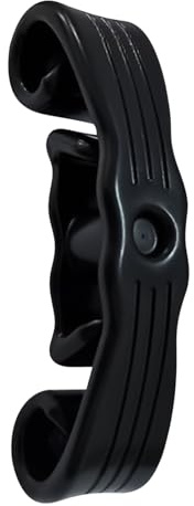 Generisch Robusta ayuda de transporte - Asa para bolsas de la compra, gancho cómodo para transportar compras al aire libre uso diario estacionamiento mercados paseos, Negro , ver descripción