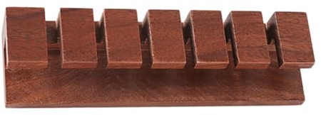 DOITOOL Walnut Wood Cable Organizer Solid Wood Cord Holder with Adhesive for Power USB Network Cables Suitable for Desk and Tv Wire Management in Office and Home