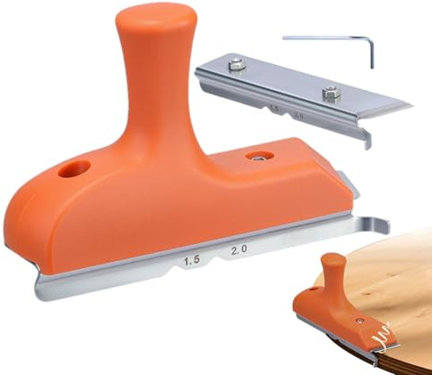 demaxiyad Edge Strip Cutter | Flush Edge Strip Disgorging Tool | Precision Manual Flush For Curved Straight Cutting On Beveled PVC Wood