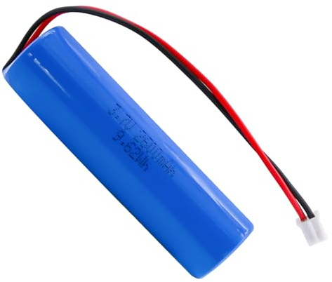 Batterie lithium-ion 3,7 V 2600 mAh avec connecteur PH2,0 – Batterie Li-ion rechargeable pour lampes de poche, télécommande, jouets et appareils électroniques