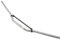 Motorcycle Handlebars 22mm 7/8 inch with Cross Brace Bar for Motocross Streetfighter Supermoto Enduro (Silver/Black)