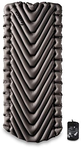 Klymit Unisex's Static V Luxe Sleeping Pad, Gray, One Size