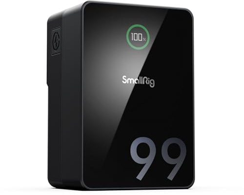 SMALLRIG V Mount Battery VB99 Pro 6700mAh 99Wh 14.8V V-Mount Battery Support 100W PD USB-C Fast Charger, with D-TAP, Dual USB-C, Dual DC Port, USB-A, for Camera, Camcorder, Monitor, Filmmaker - 4292