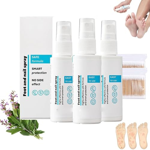 uß- und Nagelpflege, Nagelpilz-Behandlung, natürliche und leistungsstarke Fußlösungen, Nagelserum für Wachstum und Stärke, 3 Stück