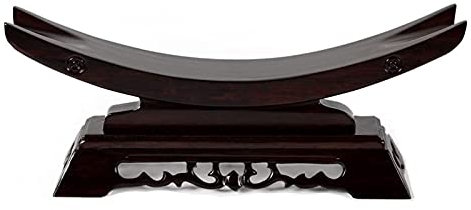 Präsentationsständer Schwertständer, Massivholz Katana Display Samurai Schwert, Halter Samurai Schwert Rack Halterung, Waffenständer Schwarz lackiertes Holz Samurai Schwerthalter Schwertständer (Ebenh