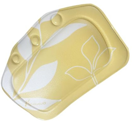 Badewannenkissen mit Saugnapf aus PVC, 1 Stück, Abnehmbarer Bezug