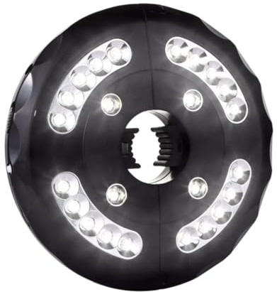 SEWOART Lámpara Usb Para Camping y Jardín Luz Led Desmontable Para Sombrilla Con Luces Romanas Portátil Sin Batería Luz De Emergencia Para Tiendas y Patio Color Blanco y Negro